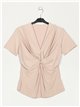 Blusa lycra nudos