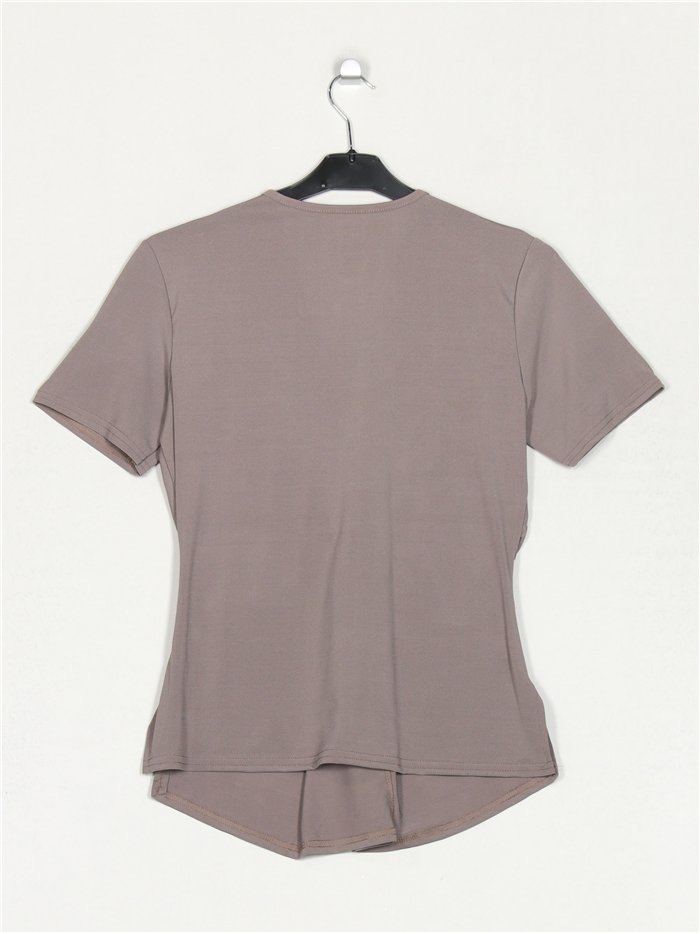 Blouse en lycra à nœuds