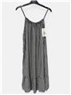 Kurzes Vichy-Kleid mit Rüschen