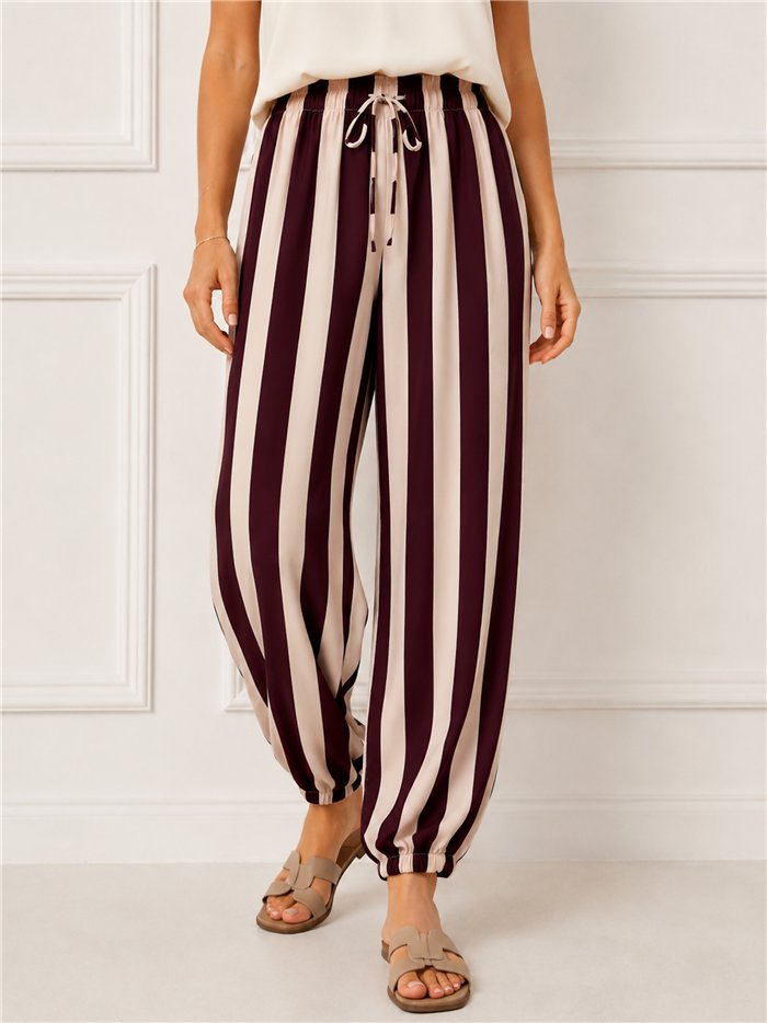 Pantalón baggy rayas