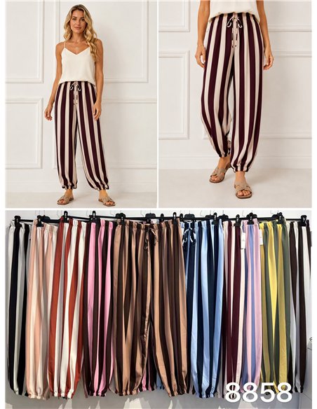 Pantalón baggy rayas