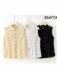 Blusa encaje con alamares