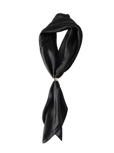 Pañuelo cuadrado satinado liso