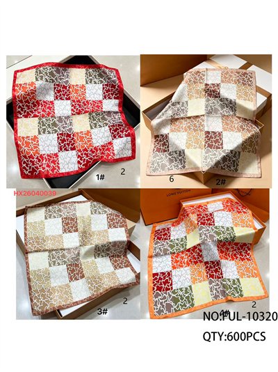 Pañuelo cuadrado patchwork geométrico 2