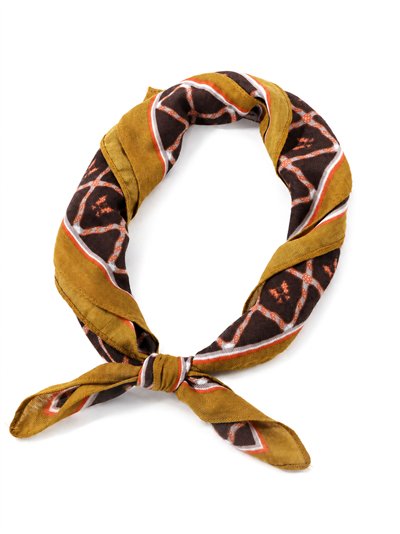 Pañuelo cuadrado patchwork étnico