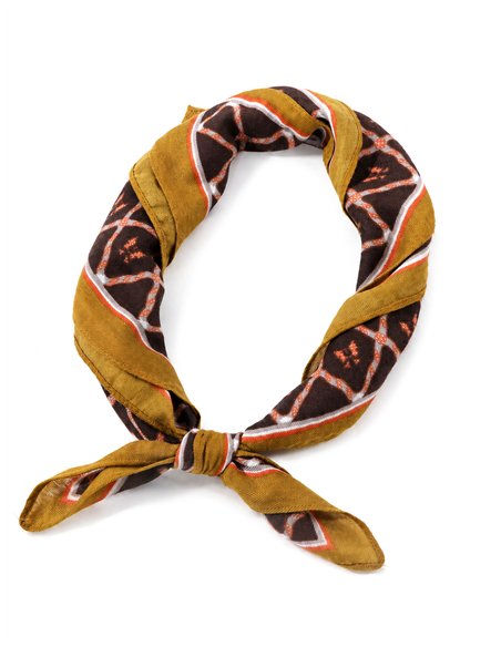 Pañuelo cuadrado patchwork étnico