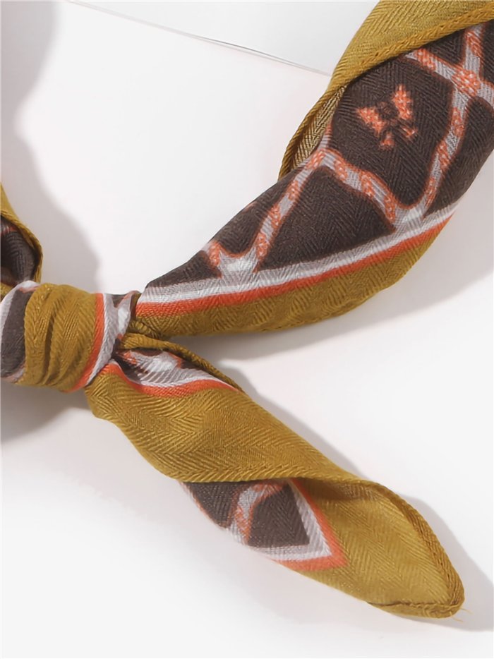 Pañuelo cuadrado patchwork étnico