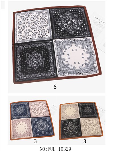 Pañuelo cuadrado patchwork bandana 2