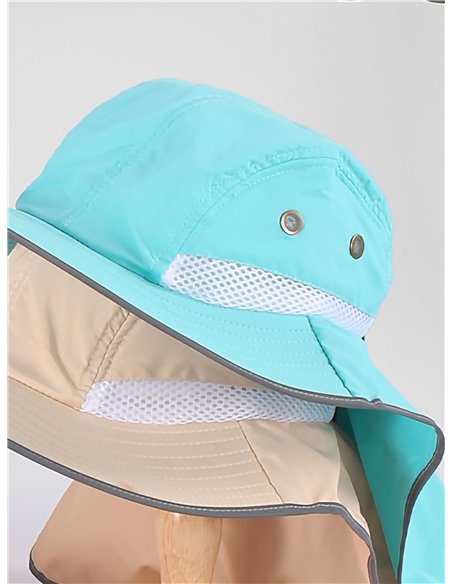 Gorro de sol con cubrenuca