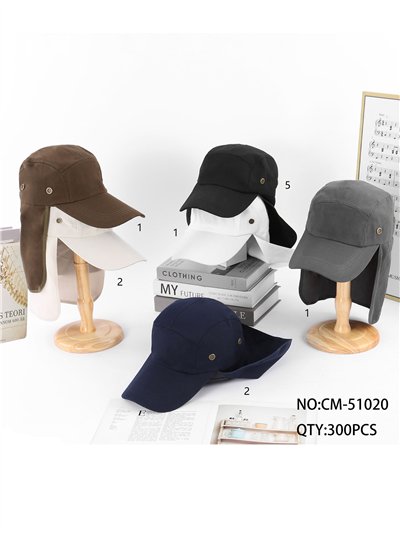 Gorra outdoor con cubrenuca 2