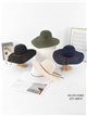 Sombrero calado crochet ala ancha