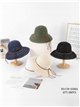 Sombrero calado crochet con cordón