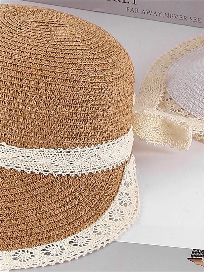 Sombrero bucket con encaje
