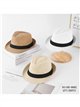 Sombrero fedora con cinta negra
