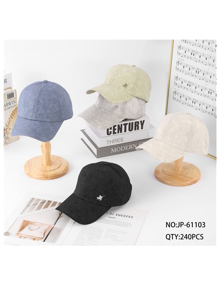 Gorra efecto lavado