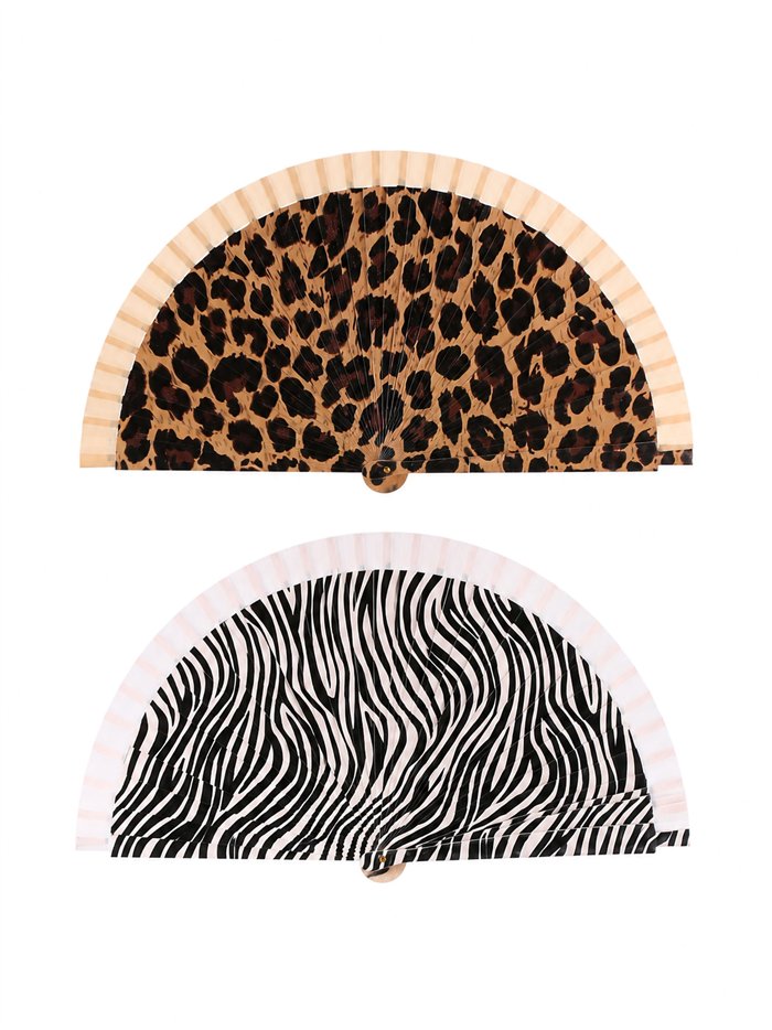 Abanico animal print