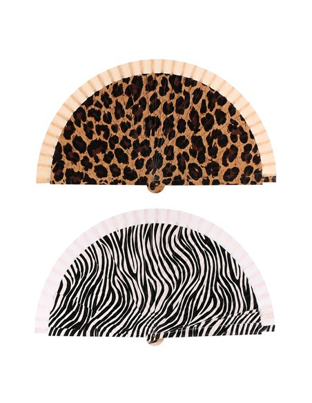 Abanico animal print