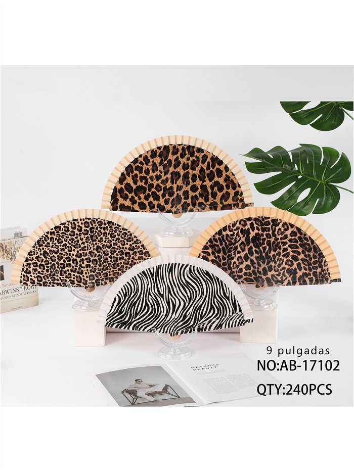 Abanico animal print