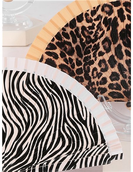 Abanico animal print