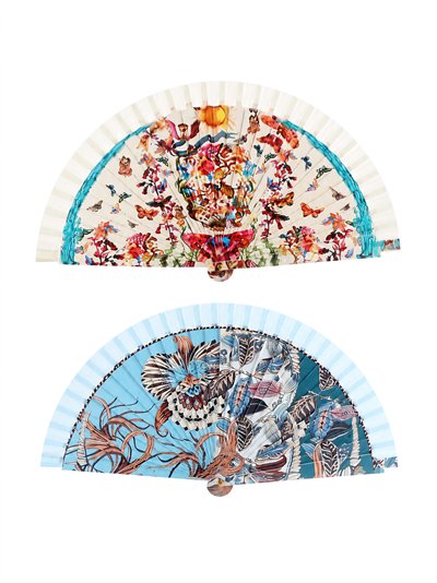 Abanico estampado artístico