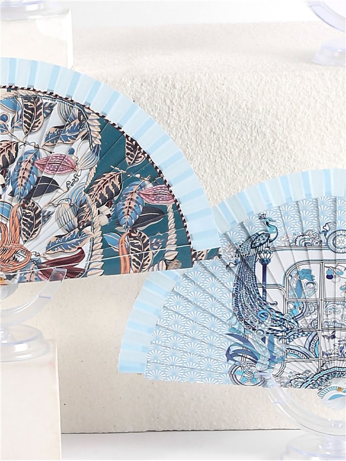 Abanico estampado artístico