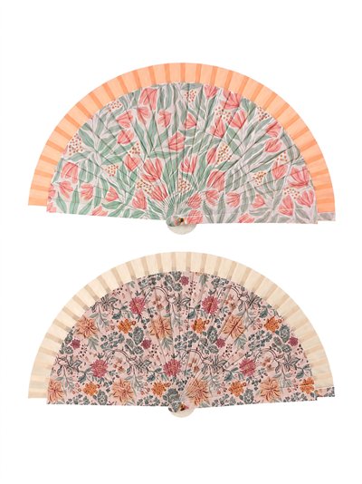 Abanico floral vintage