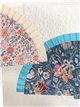 Abanico floral vintage