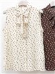 Camisa lunares con lazada