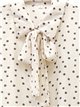 Camisa lunares con lazada