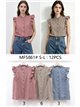 Blusa vichy con volantes