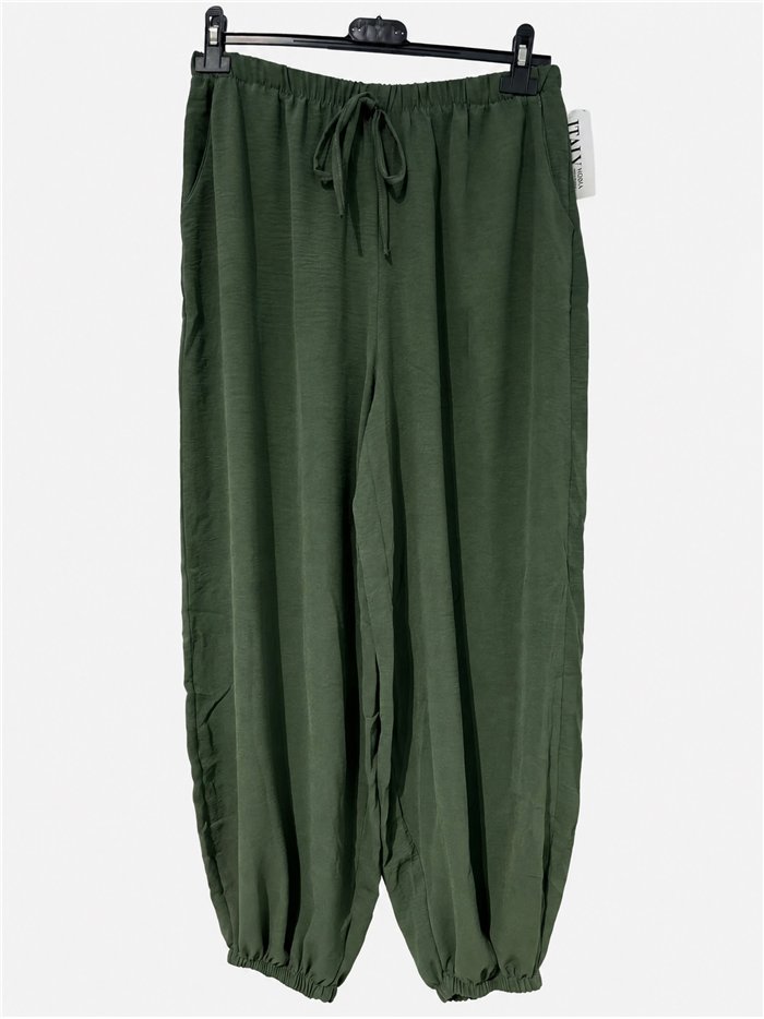 Pantalón bombacho liso