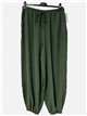 Pantalón bombacho liso