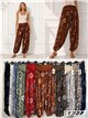 Pantalón bombacho estampado mandala