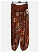 Pantalón bombacho estampado mandala