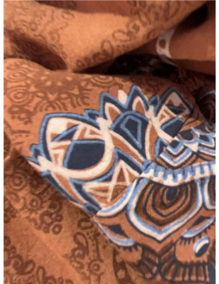 Pantalón bombacho estampado mandala