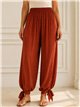 Pantalón bombacho con lazada
