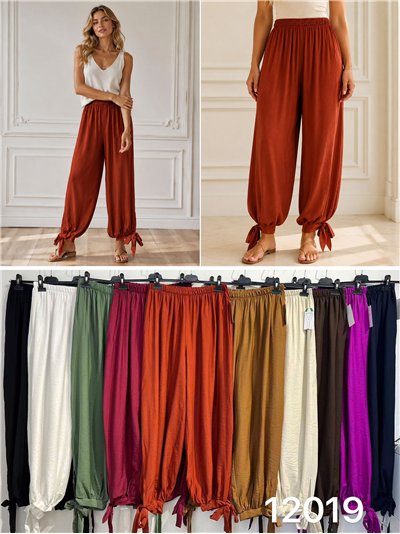 Pantalón bombacho con lazada 2