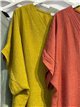 Blusa amplia cuello pico