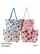 Bolso playa estampado gatos con neceser