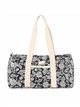 Bolso de viaje acolchado floral