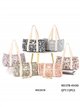 Bolso de viaje acolchado floral
