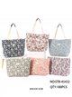 Bolso shopper acolchado floral