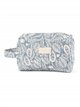 Neceser acolchado floral con asa