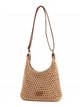 Bolso bandolera de crochet calado