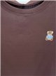 T-Shirt mit besticktem Teddybär