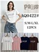 Camiseta Paris tachas
