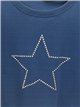 Camiseta estrella tachas