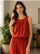 Conjunto top fluido y pantalón wide-leg