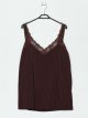 Top in pizzo taglia grande