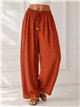 Pantalón barrel con cordón